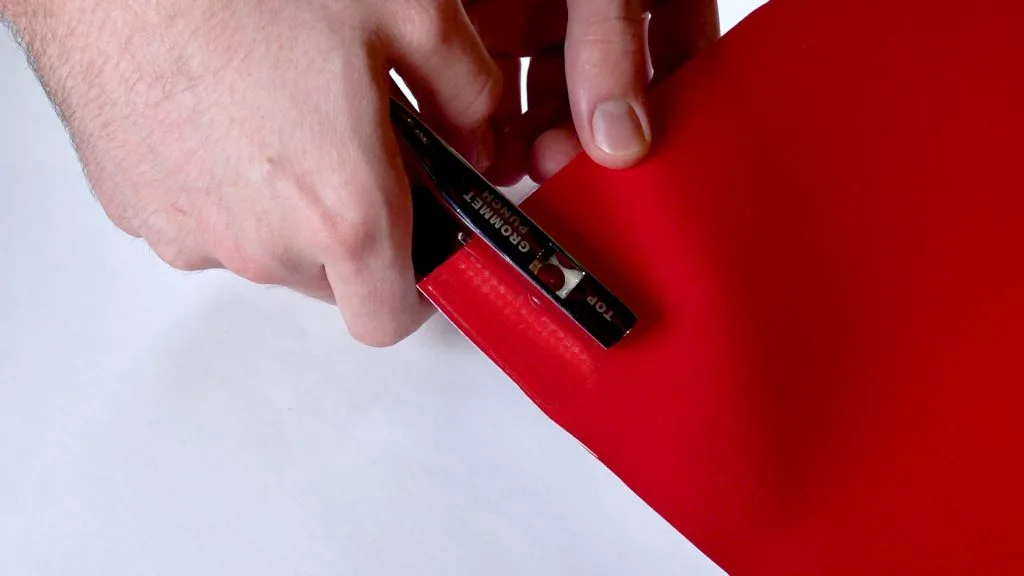 Step 3 — Punch a hole with the PowerPunch