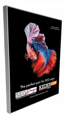 SEGDesign fabric signage frame