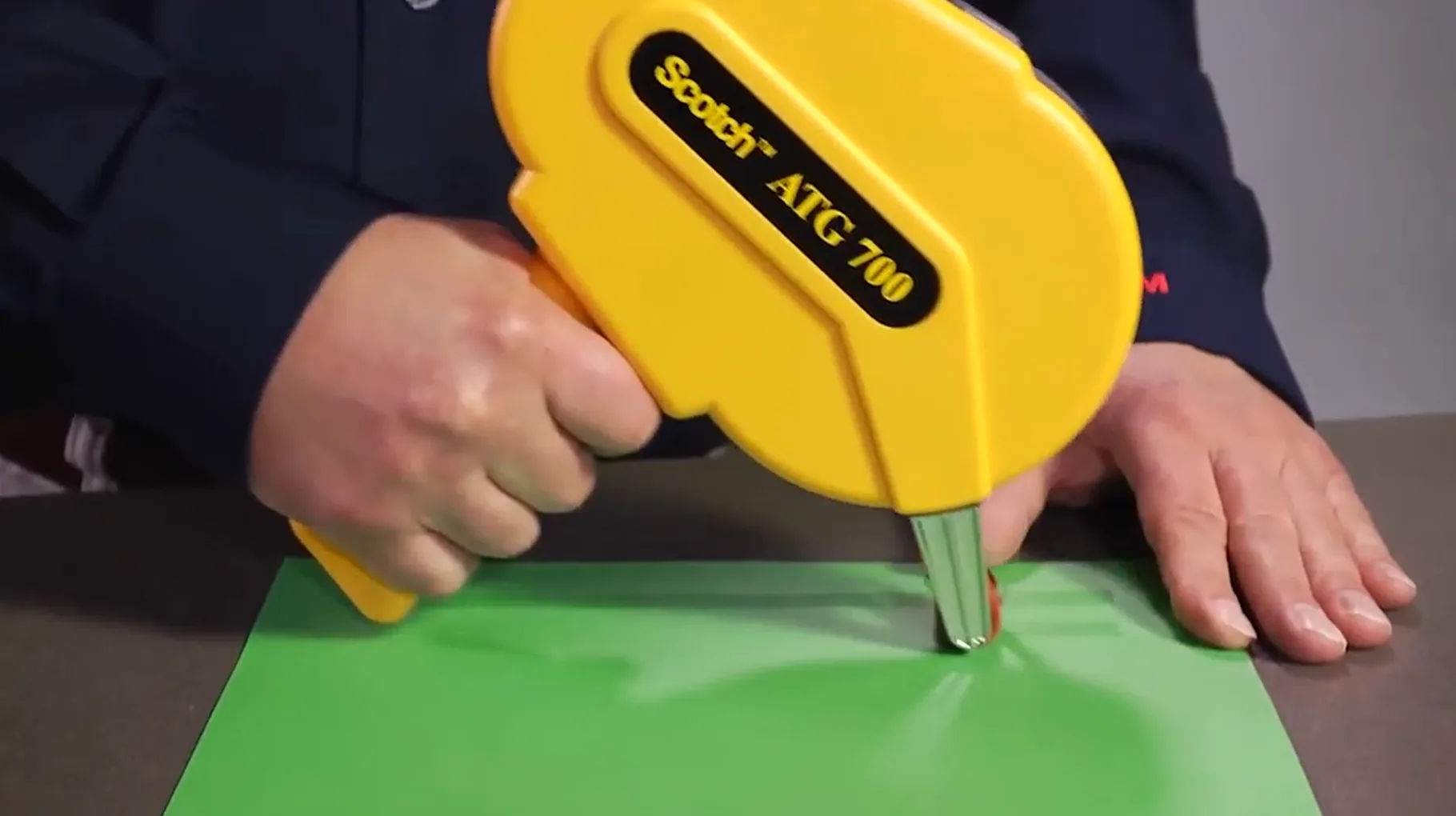 Apply ATG tape in one pass