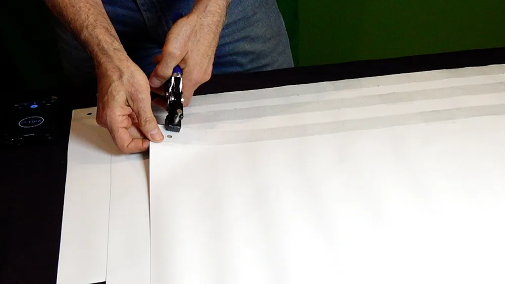 Punch through each BravoTab in the stacked banner batch