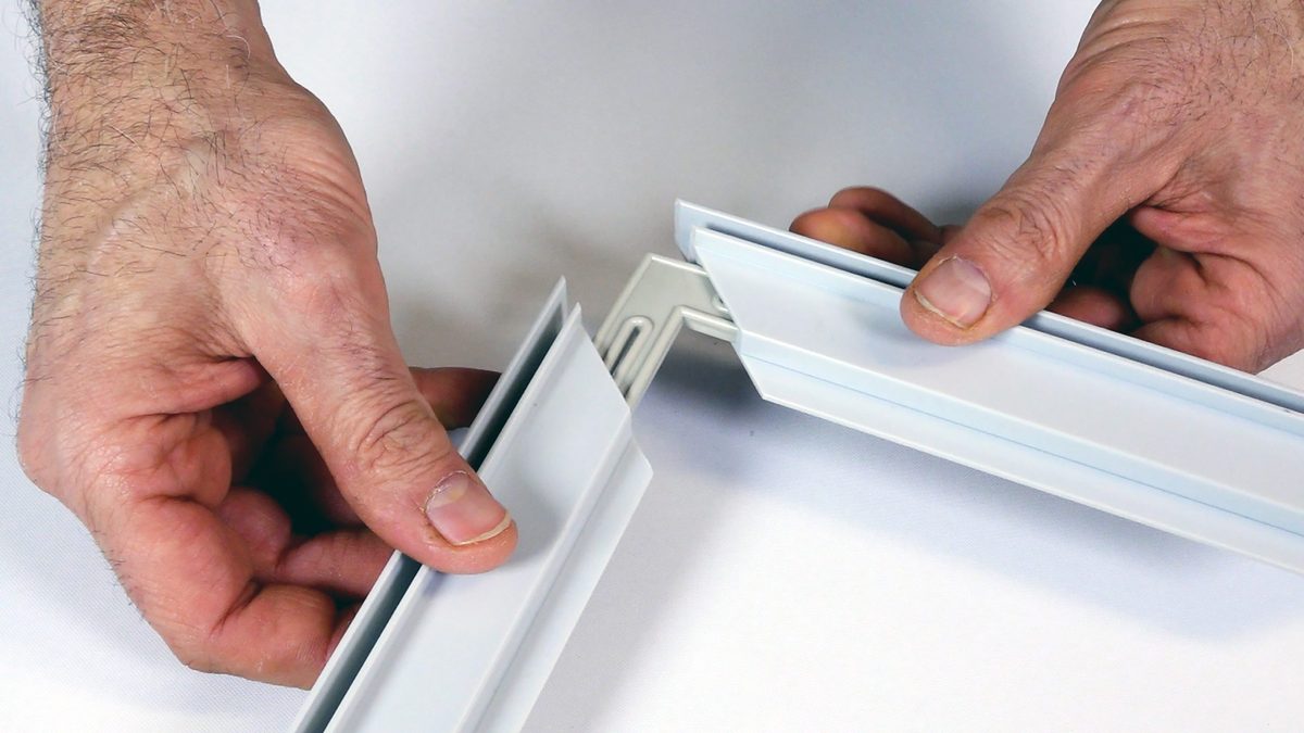 Assemble the SEGDesign frame and measure interior channel dimensions