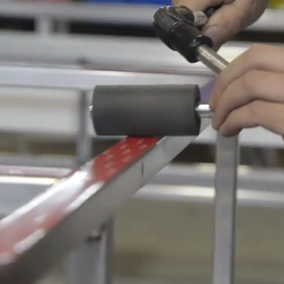 Step 4: Press and bond to surface