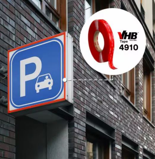 Outdoor sign mounting